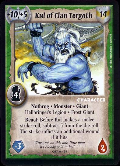 Kul of Clan Tergoth